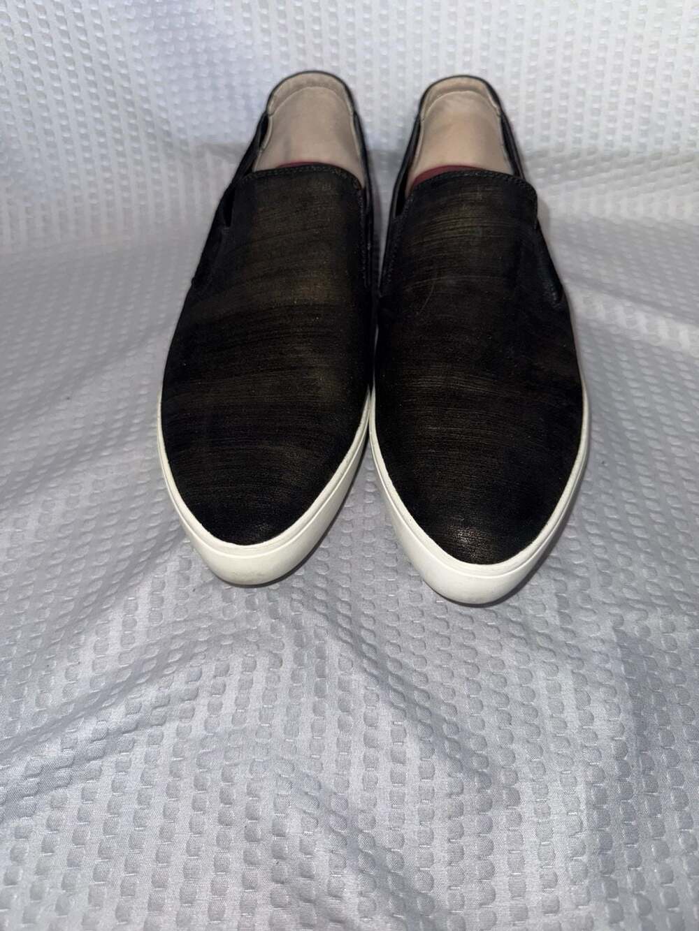Mark Nason Los Angeles Black Slip-On Sneakers